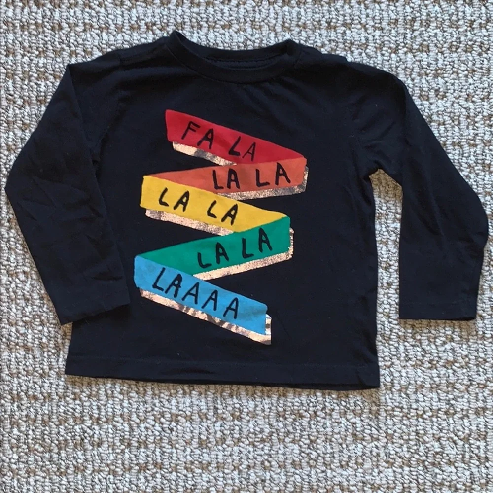 Gymboree Fa La La La Holiday Tee, 2T